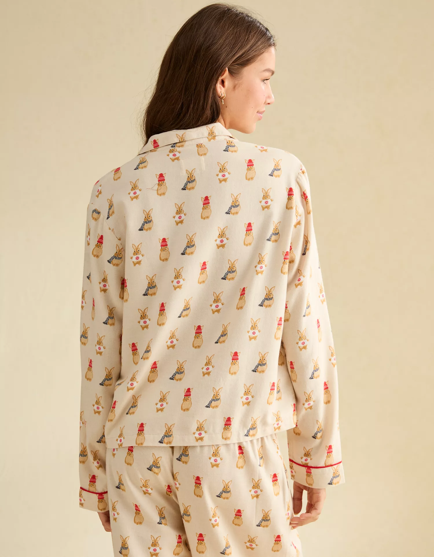 AE Slow Morning Flannel Long-Sleeve PJ Top - thumbnail 2