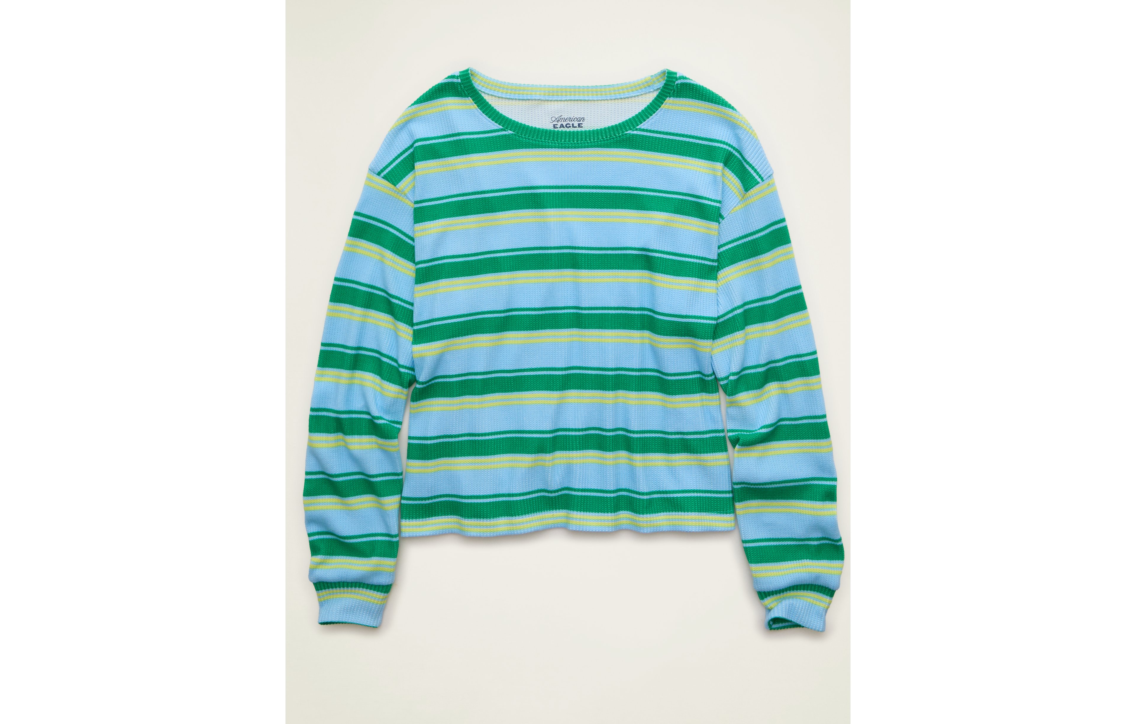 AE Luxe Plush Waffle Long Sleeve Top