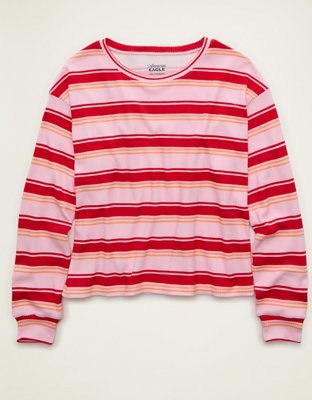 AE Luxe Plush Waffle Long Sleeve Top