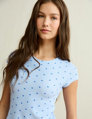 AE Luxe Plush Waffle Baby Tee