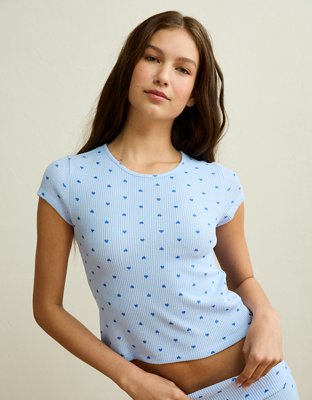 AE Luxe Plush Waffle Baby Tee