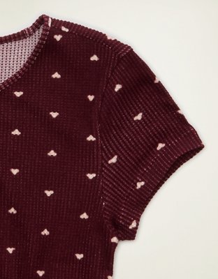 AE Luxe Plush Waffle Baby Tee