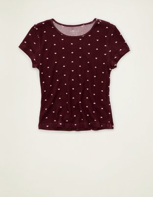AE Luxe Plush Waffle Baby Tee