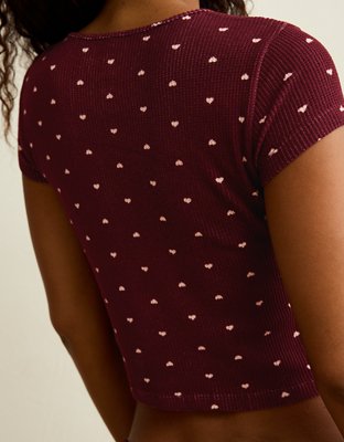 AE Luxe Plush Waffle Baby Tee