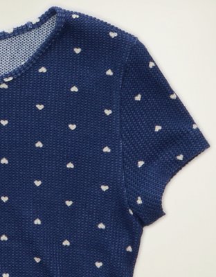 AE Luxe Plush Waffle Baby Tee