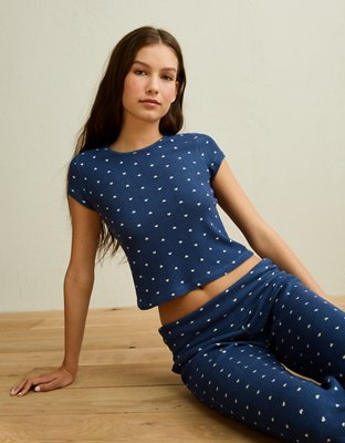 AE Luxe Plush Waffle Baby Tee