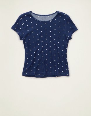 AE Luxe Plush Waffle Baby Tee