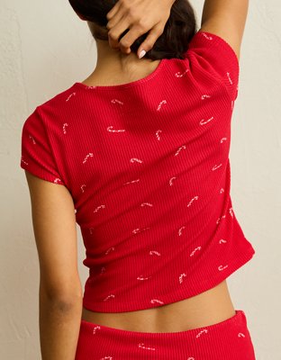 AE Luxe Plush Waffle Baby Tee