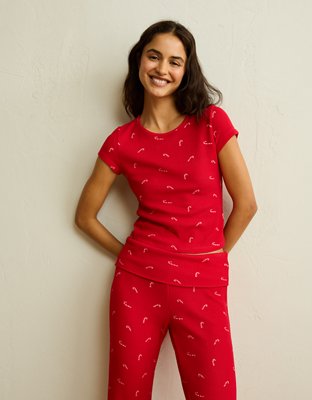 AE Luxe Plush Waffle Baby Tee
