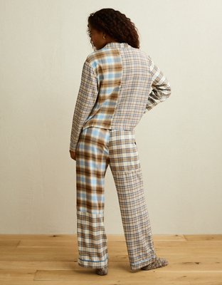 AE Slow Morning Flannel Long-Sleeve PJ Top