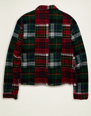 AE Slow Morning Flannel Long-Sleeve PJ Top