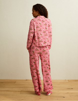 AE Slow Morning Flannel Long-Sleeve PJ Top