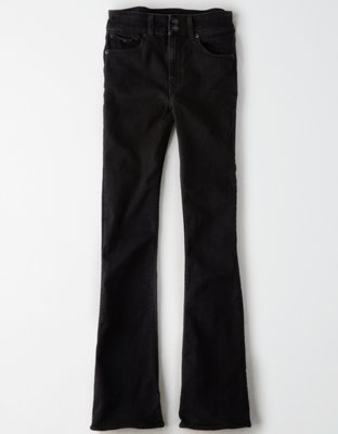 american eagle black flare jeans