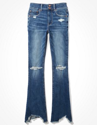 american eagle outfitters high waisted flare jeans