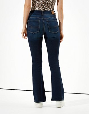 american eagle high rise flare jeans