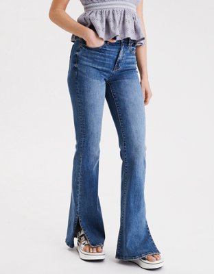 American eagle outfitters high waisted hot sale flare jeans