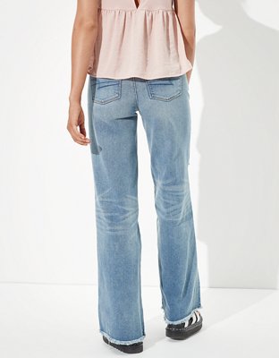 Женские джинсы American Eagle AE Ripped Wide Leg Jean — фото 2