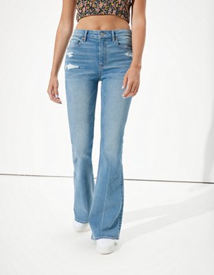 american eagle super high rise jeans