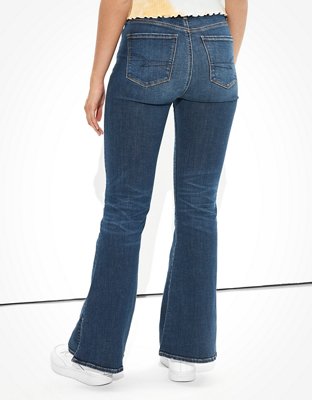 ae super high waisted flare jean