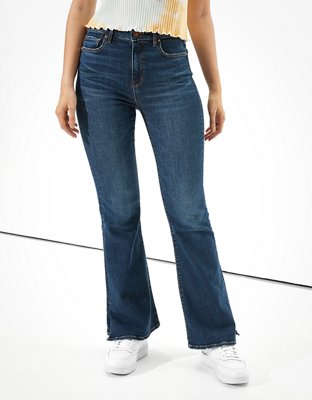 ae super high waisted flare jean