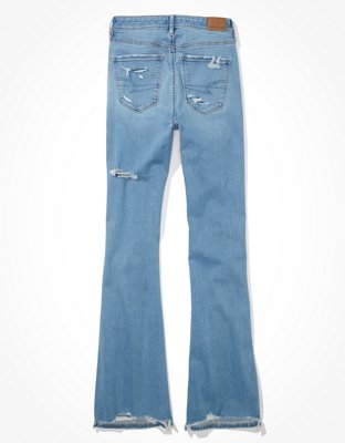 AE Ripped Super High-Waisted Flare Jean
