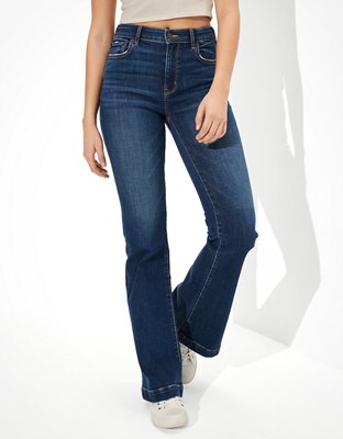 AE Super High-Waisted Flare Jean con stretch