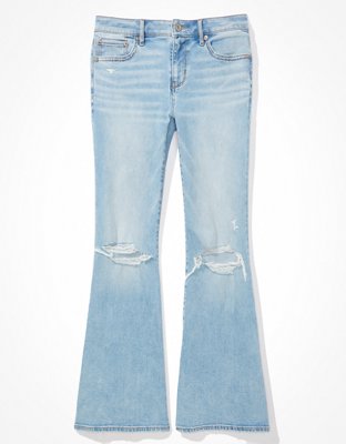 AE Ne(x)t Level Ripped Low-Rise Flare Jean