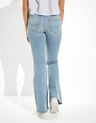 Женские джинсы American Eagle AE Ne(x)t Level Ripped Low-Rise Flare Jean — фото 3