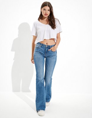 low rise jeans flare