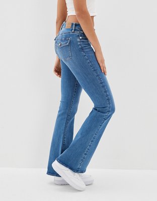 Женские джинсы American Eagle AE Ne(x)t Level Low-Rise Flare Jean — фото 5