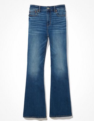 AE Next Level Super High-Waisted Flare Jean  High waisted flare jeans,  High waisted flares, Flare jeans