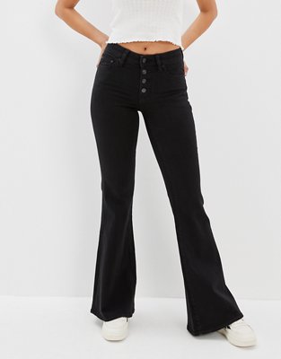 Empyre Britt Y2K Black Low Rise Flare Jeans