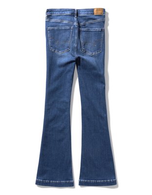 ae super high waisted flare jean