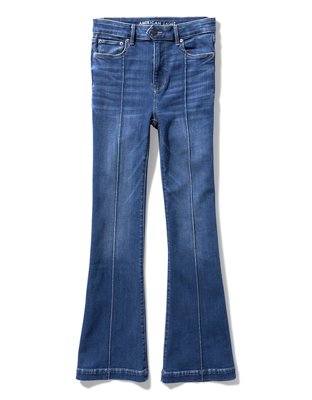 AE Stretch Super High-Waisted Flare Jean