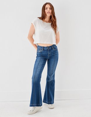 bell bottom jeans short