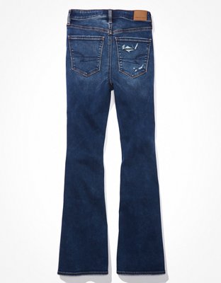 AE Forever Soft Ripped Super High-Waisted Flare Jean