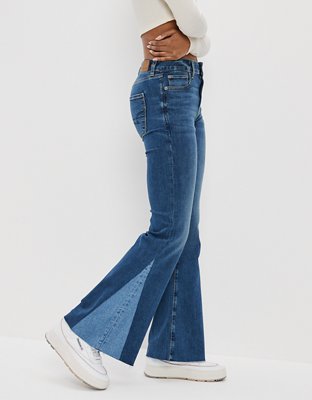 Женские джинсы American Eagle AE Ne(x)t Level Real Good Repurposed Festival Flare Jean — фото 4