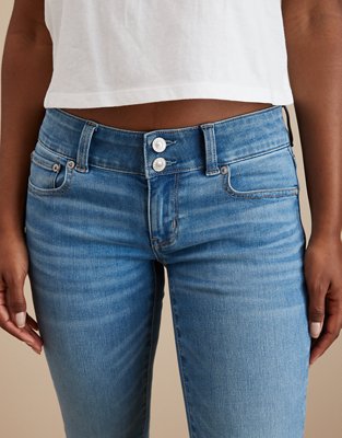 Женские джинсы American Eagle AE Next Level Super Low-Rise Flare Jean — фото 5