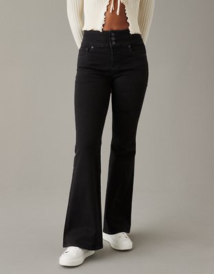 Black high waisted 2024 jeans american eagle