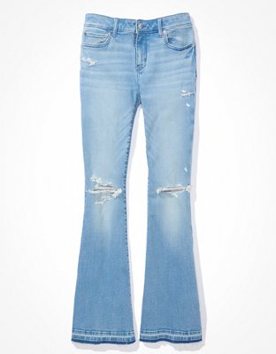 Женские джинсы American Eagle AE Stretch Low-Rise Flare Jean — фото 3
