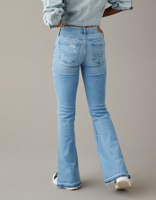 AE Stretch Low-Rise Flare Jean