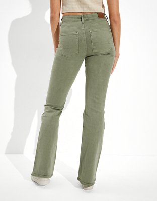 AE Stretch Super High-Waisted Flare Jean