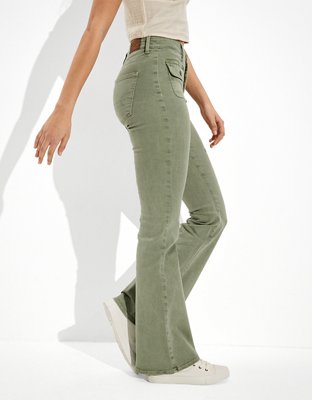 AE Stretch Super High-Waisted Flare Jean