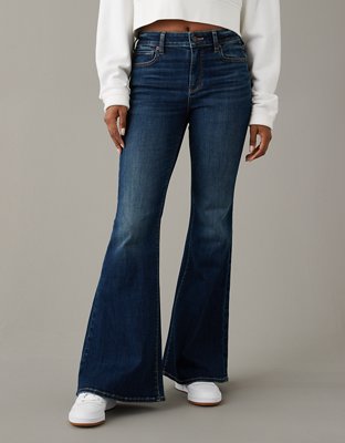 Exaggerated store flare jeans