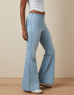 Free People Women's Just Float On High Rise Flare Jeans - Country