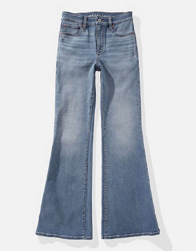 AE Forever Soft Ripped Super High-Waisted Flare Jean AE Forever Soft Ripped Super High-Waisted Flare Jean