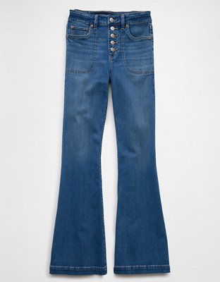 AE Next Level Super High-Waisted Flare Jean