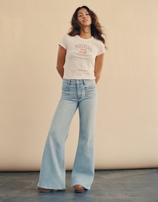 AE Stretch High-Waisted Flare Jean
