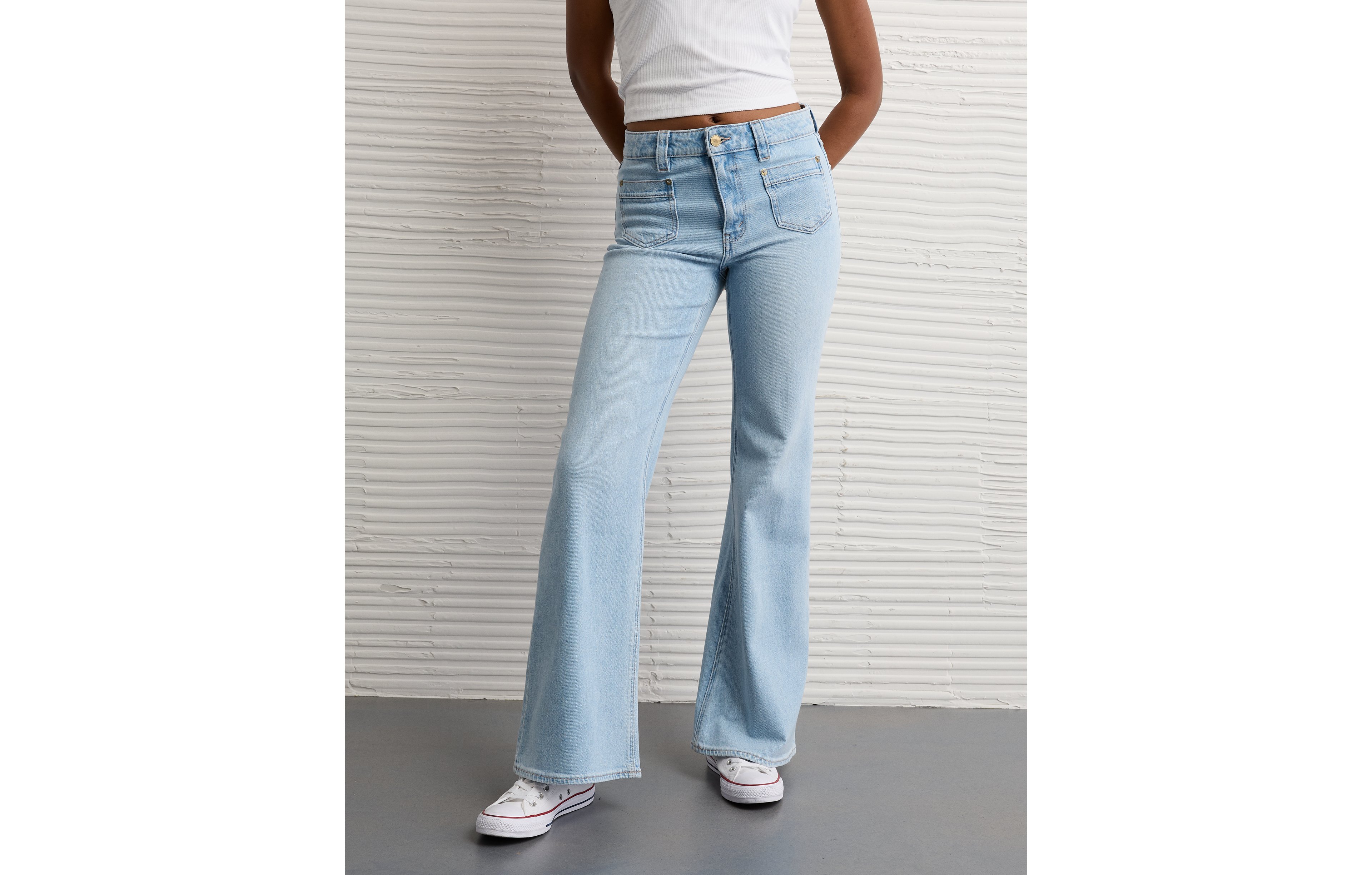 AE Stretch High-Waisted Flare Jean