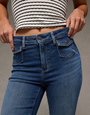 AE Next Level Super High-Waisted Flare Jean